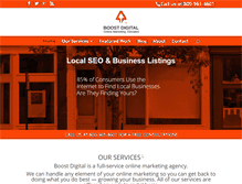 Tablet Screenshot of boostdigital.com